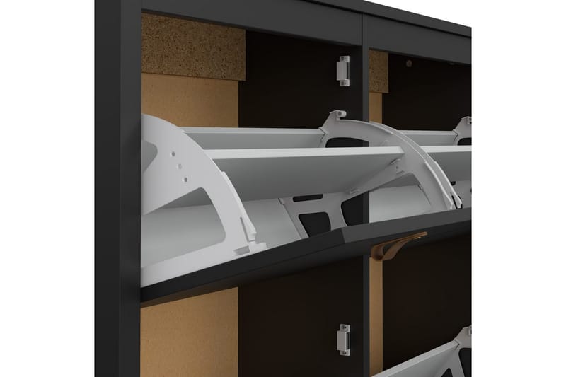 Vallvidera Skoskap 102,6 cm - Svart - Oppbevaring - Skap - Oppbevaringsskap