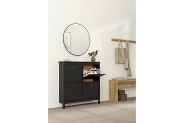 Vallvidera Skoskap 102,6 cm - Svart - Oppbevaring - Skap - Oppbevaringsskap