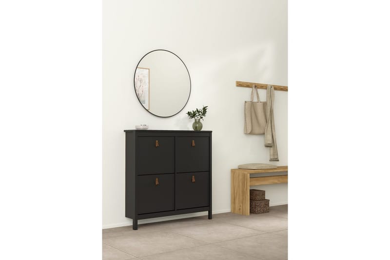 Vallvidera Skoskap 102,6 cm - Svart - Oppbevaring - Skap - Oppbevaringsskap