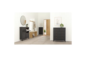 Vallvidera Skoskap 102,6 cm - Svart - Oppbevaring - Skap - Oppbevaringsskap