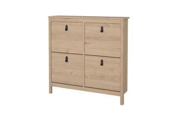 Vallvidera Skoskap 103 cm - Rødfarget tre - Oppbevaring - Skap - Oppbevaringsskap