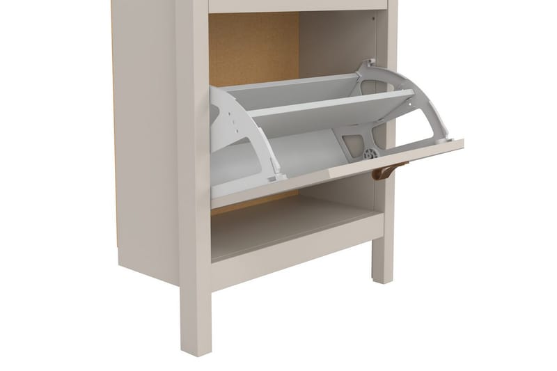 Vallvidera Skoskap 54 cm - Beige - Oppbevaring - Skap - Oppbevaringsskap