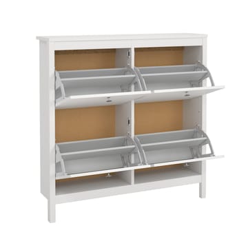 Vallvidera Skoskap med 4 rom 103x25x103 cm - Oppbevaring - Skap - Oppbevaringsskap