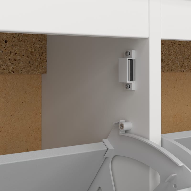 Vallvidera Skoskap med 4 rom 103x25x103 cm - Oppbevaring - Skap - Oppbevaringsskap