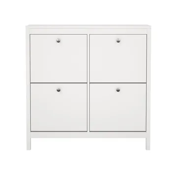 Vallvidera Skoskap med 4 rom 103x25x103 cm - Oppbevaring - Skap - Oppbevaringsskap