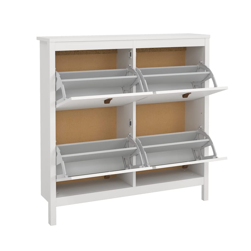 Vallvidera Skoskap med 4 rom 103x25x103 cm - Oppbevaring - Skap - Oppbevaringsskap