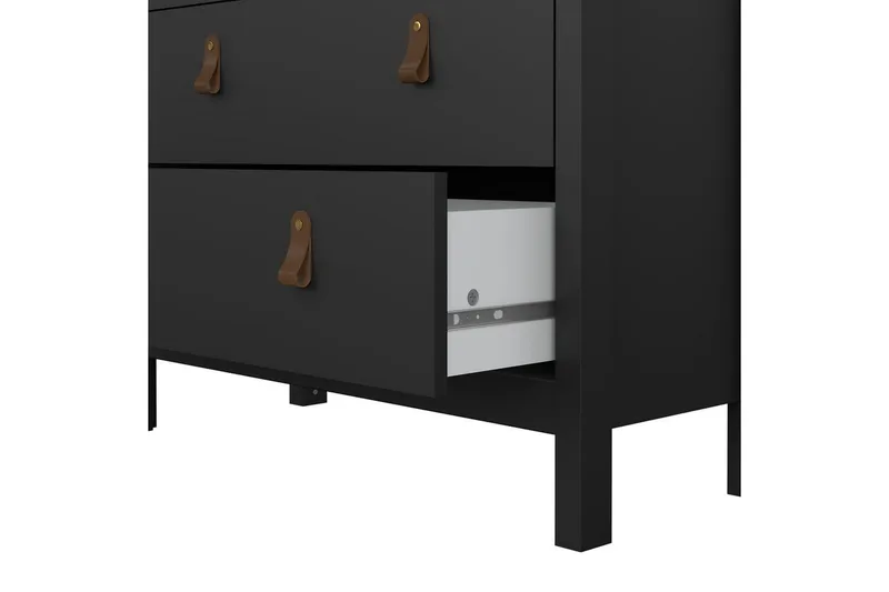 Vallvidera Vitrineskap 78,05x199 cm - Svart - Oppbevaring - Skap - Vitrineskap