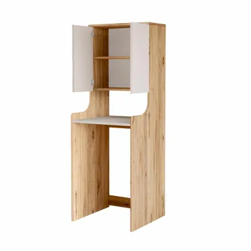 Vaskemaskinskap Skye Decor Bren (64,8 x 181 x 33,8 cm) Atlantisk furu - Atlantic Pine - Oppbevaring - Skap - Oppbevaringsskap