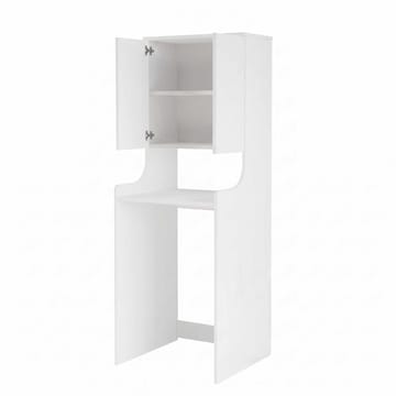 Vaskemaskinskap Skye Decor Bren (64,8 x 181 x 33,8 cm) Hvit - Hvit - Oppbevaring - Skap - Oppbevaringsskap