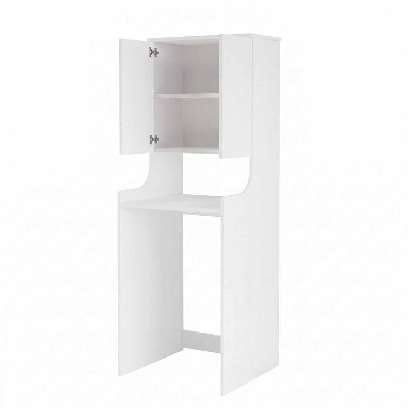 Vaskemaskinskap Skye Decor Bren (64,8 x 181 x 33,8 cm) Hvit - Hvit - Oppbevaring - Skap - Oppbevaringsskap