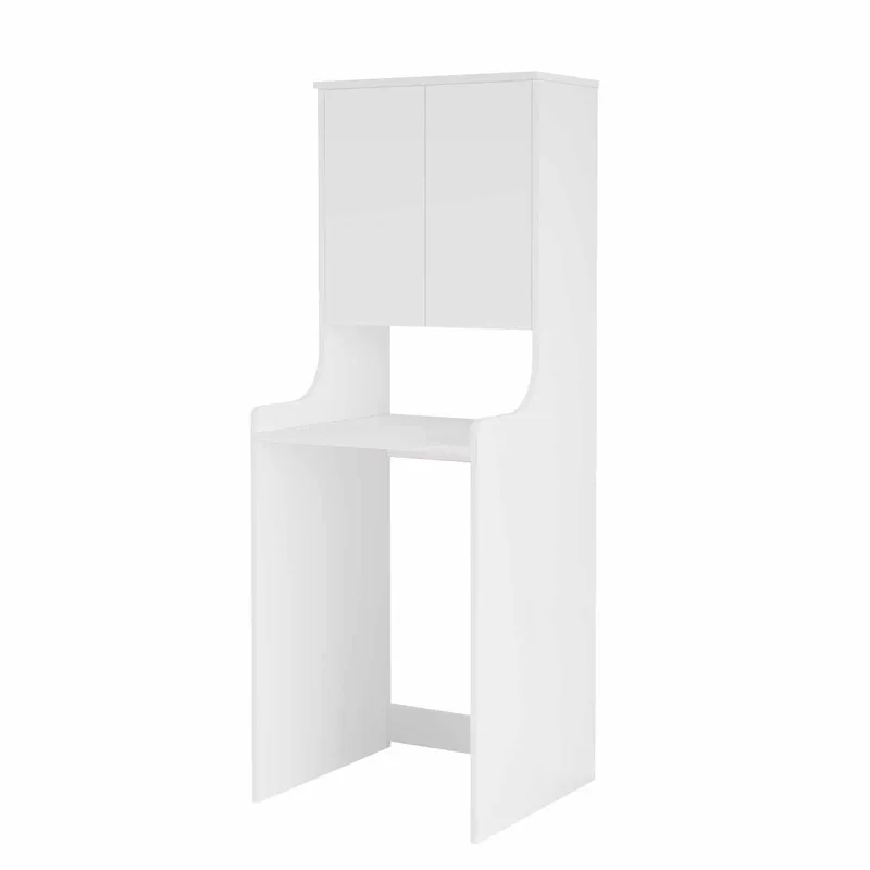Vaskemaskinskap Skye Decor Bren (64,8 x 181 x 33,8 cm) Hvit, Hvit