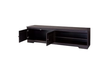 Veggenhet Cubrix sett med 3 Havana/Lakk - Havana/Lakk - Møbler - TV- & Mediamøbler - TV-møbelsett