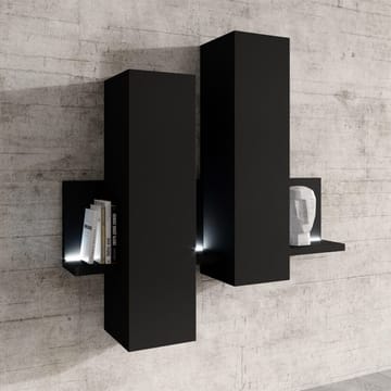 Vegghengt skap Bota - Black Supermatt - Oppbevaring - Skap - Oppbevaringsskap