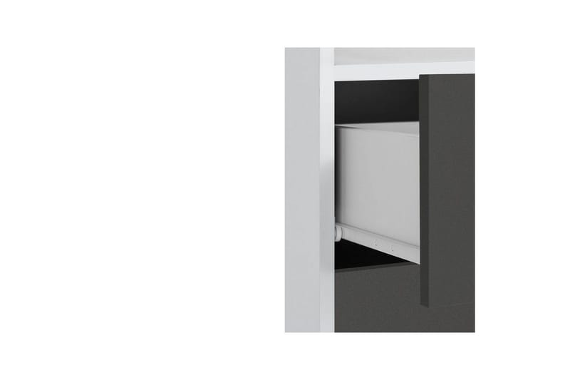 Vegghylle Mirza Hvit/Antrasitt - Hvit/Antrasitt - Oppbevaring - Oppbevaring til baderom - Baderomsskap
