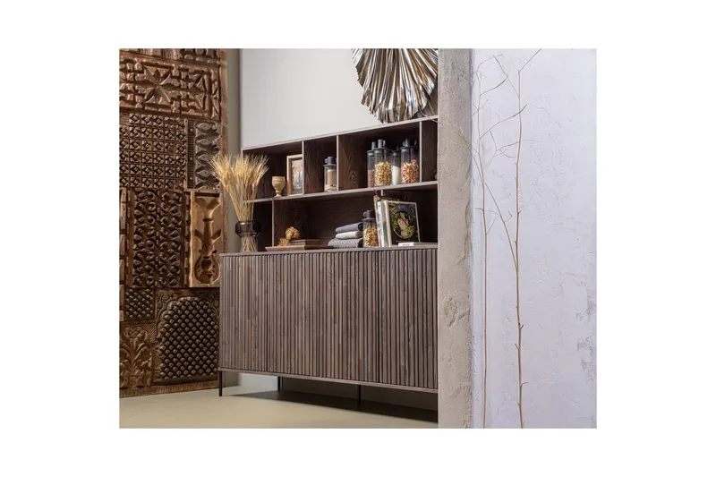 Veggspeil New Gravure - Espresso - Oppbevaring - Skap - Oppbevaringsskap