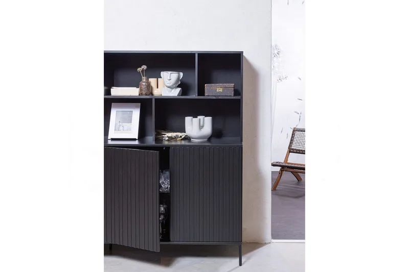 Veggspeil New Gravure - Svart - Oppbevaring - Oppbevaringsmøbler - Kommode