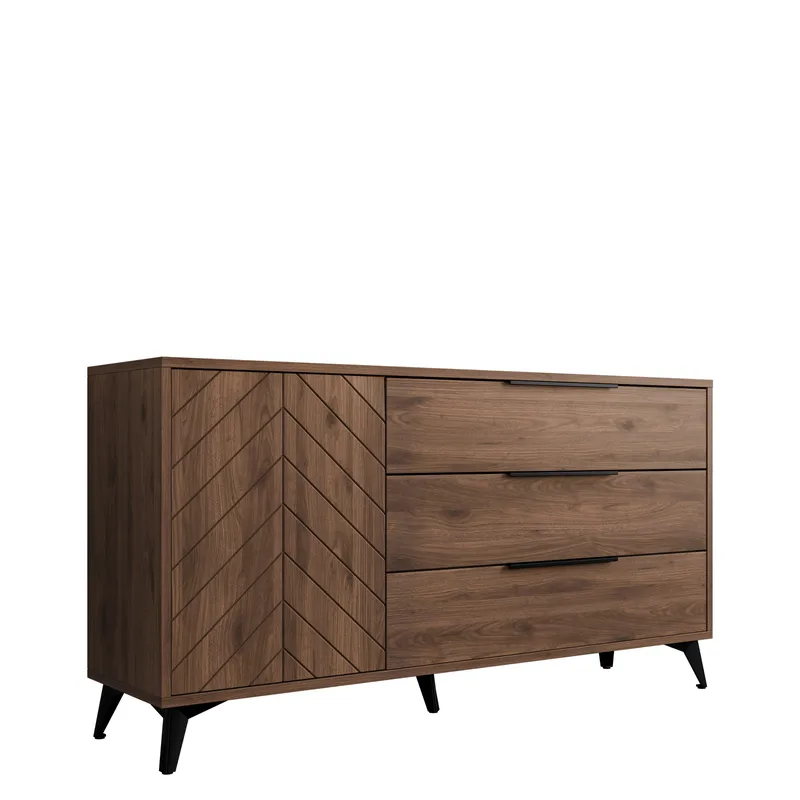 Vemdalen skjenk 154 cm, brun