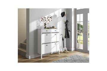 Veylin Skoskap 101 cm - Natur/Hvit - Oppbevaring - Skap - Oppbevaringsskap