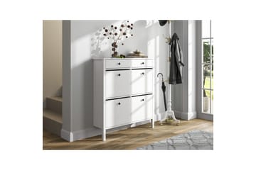 Veylin Skoskap 101 cm - Natur/Hvit - Oppbevaring - Skap - Oppbevaringsskap