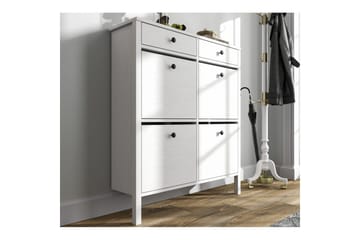 Veylin Skoskap 101 cm - Natur/Hvit - Oppbevaring - Skap - Oppbevaringsskap