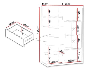 Veyricus Vitrineskap 168 cm - Oppbevaring - Skap - Vitrineskap