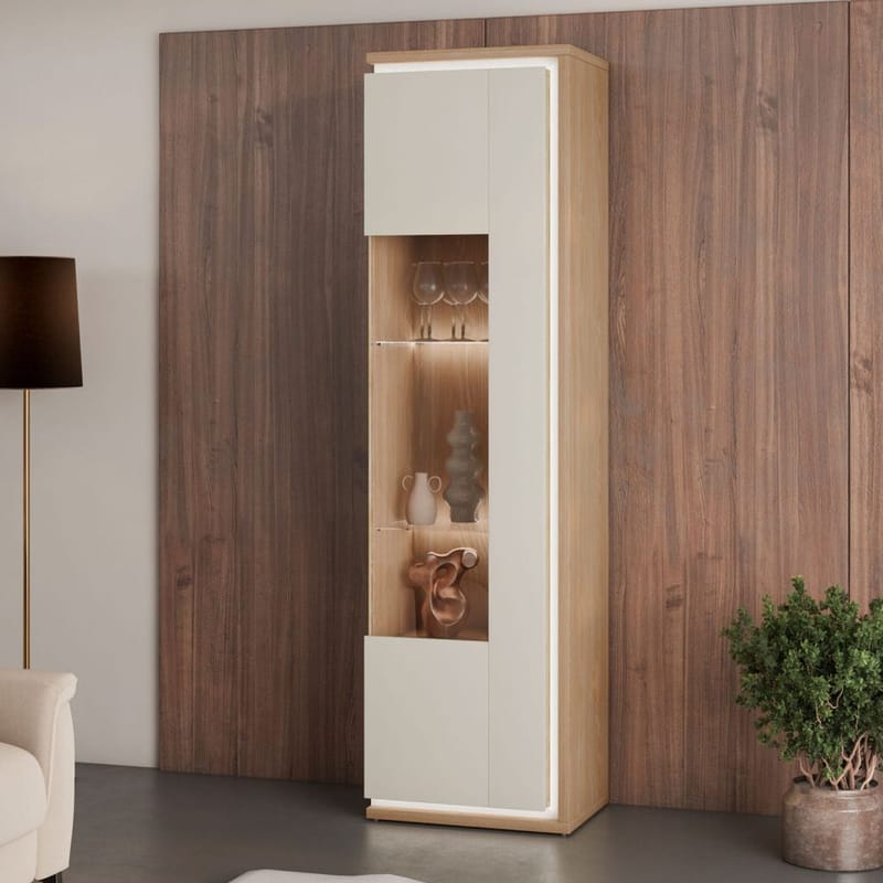 Vitrineskap Dore 1 Dør Høyre - Oppbevaring - Skap - Vitrineskap