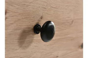 Aldbrough Vitrineskap 40,6x131,9x86,4 cm - Tre/Svart - Oppbevaring - Skap - Vitrineskap