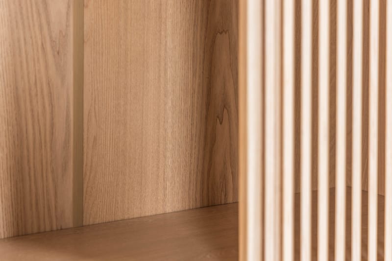 Birino Vitrineskap 95x170 cm - Beige - Oppbevaring - Skap - Vitrineskap