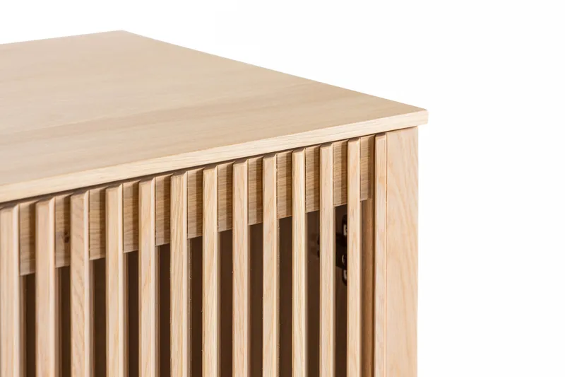 Birino Vitrineskap 95x170 cm - Beige - Oppbevaring - Skap - Vitrineskap