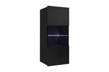 Blue LED - Svart/svart høyglans