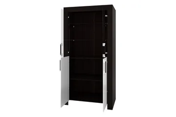 Cezar Vitrinskåp 100x42x201 cm Ek - Oppbevaring - Skap - Vitrineskap