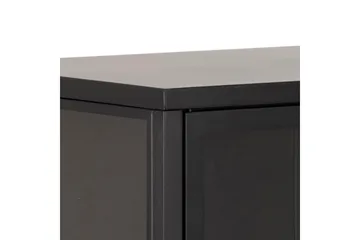 Crabtree Vitrineskap 98,7 cm - Sort - Oppbevaring - Skap - Vitrineskap