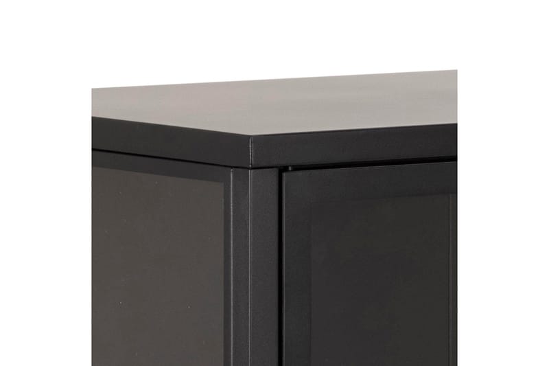 Crabtree Vitrineskap 98,7 cm - Sort - Oppbevaring - Skap - Vitrineskap