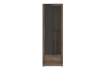 Elhovo Vitrineskap 41x63 cm - Oppbevaring - Skap - Vitrineskap