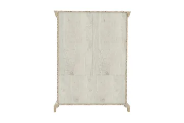 Hurlston Vitrineskap 123 cm - Hvit - Oppbevaring - Skap - Vitrineskap