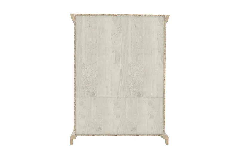 Hurlston Vitrineskap 123 cm - Hvit - Oppbevaring - Skap - Vitrineskap