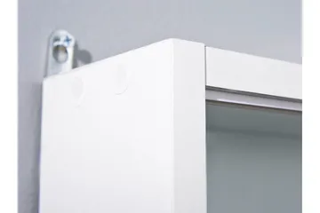 Imogen Vitrineskap 80 cm - Hvit/Glass - Oppbevaring - Skap - Vitrineskap