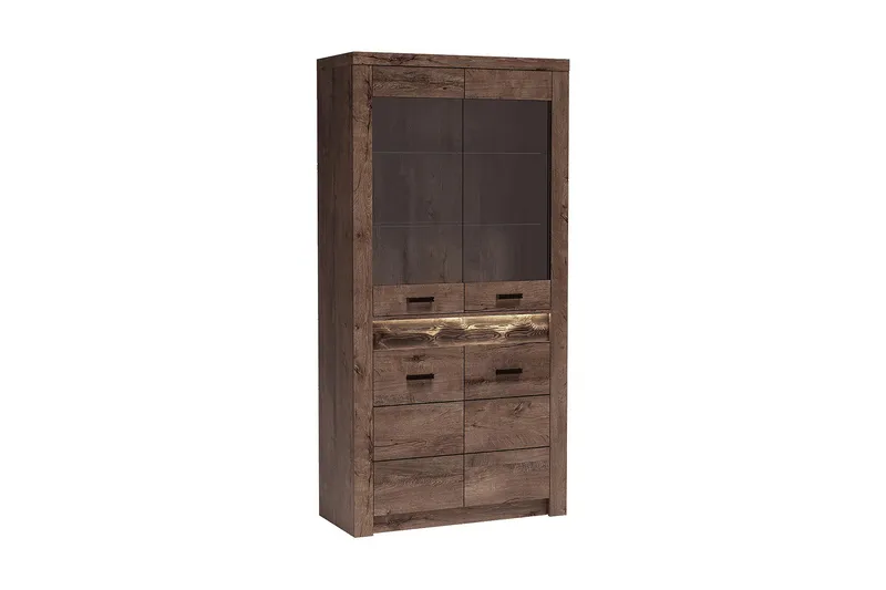 Indianapolis Vitrineskap 96x42x192 cm