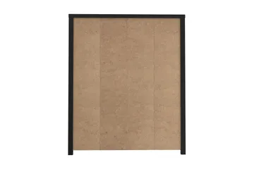 Konitsa Vitrineskap 52x130 cm - Brun/Svart - Oppbevaring - Skap - Vitrineskap