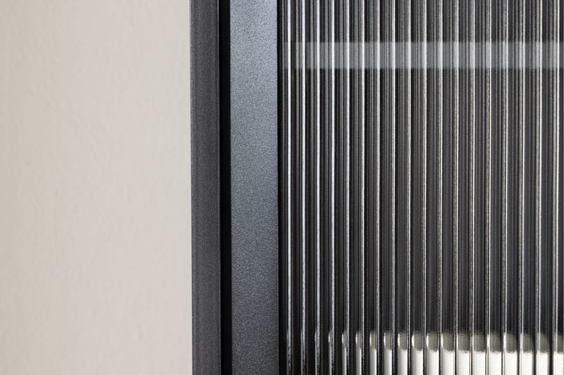 La Paz vitrineskap 70x160 cm svart - Oppbevaring - Skap - Vitrineskap