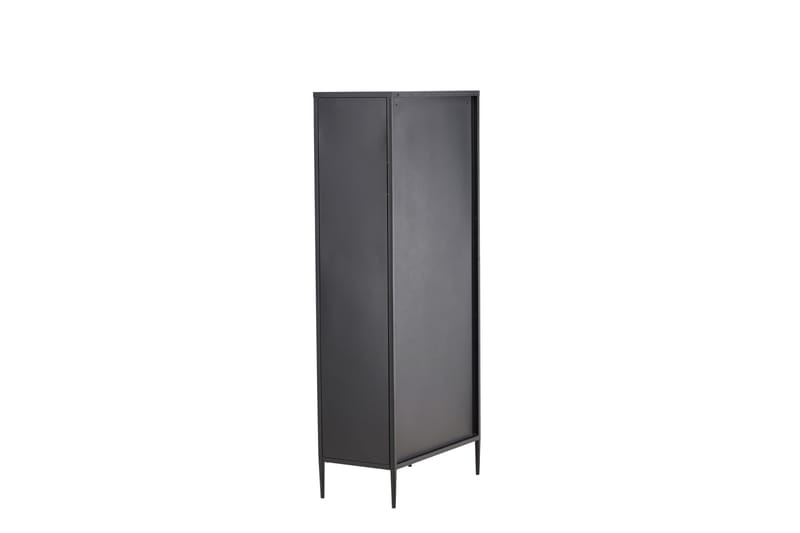 La Paz vitrineskap 70x160 cm svart - Oppbevaring - Skap - Vitrineskap