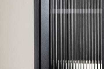 La Paz vitrineskap 70x160 cm svart - Oppbevaring - Skap - Vitrineskap