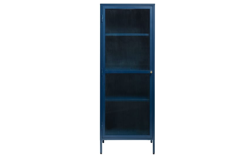 Lazarus Vitrineskap 58x160 cm - Blå - Oppbevaring - Skap - Vitrineskap
