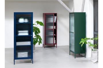 Lazarus Vitrineskap 58x160 cm - Grønn - Oppbevaring - Skap - Vitrineskap