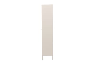 Lima Vitrineskap 80x180 cm - Beige - Oppbevaring - Skap - Vitrineskap