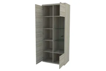 Link Vitrineskap 80x37x194 cm - Oppbevaring - Skap - Vitrineskap