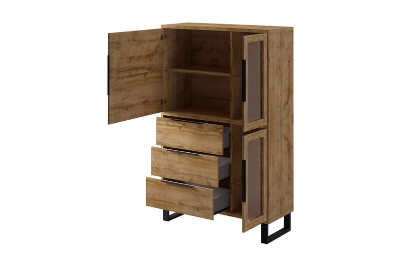 Malissa Vitrineskap - Tre - Oppbevaring - Skap - Vitrineskap