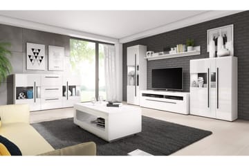 Maricruz Vitrineskap - Hvit - Oppbevaring - Skap - Vitrineskap