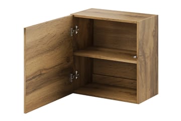 Narbonne Vitrineskap 30x50 cm - Natur/Svart - Oppbevaring - Skap - Vitrineskap