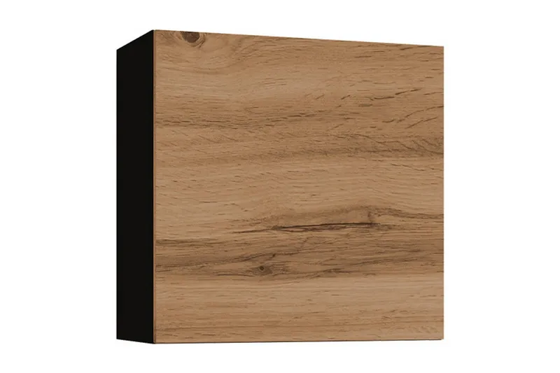 Narbonne Vitrineskap 30x50 cm, Natur/Svart